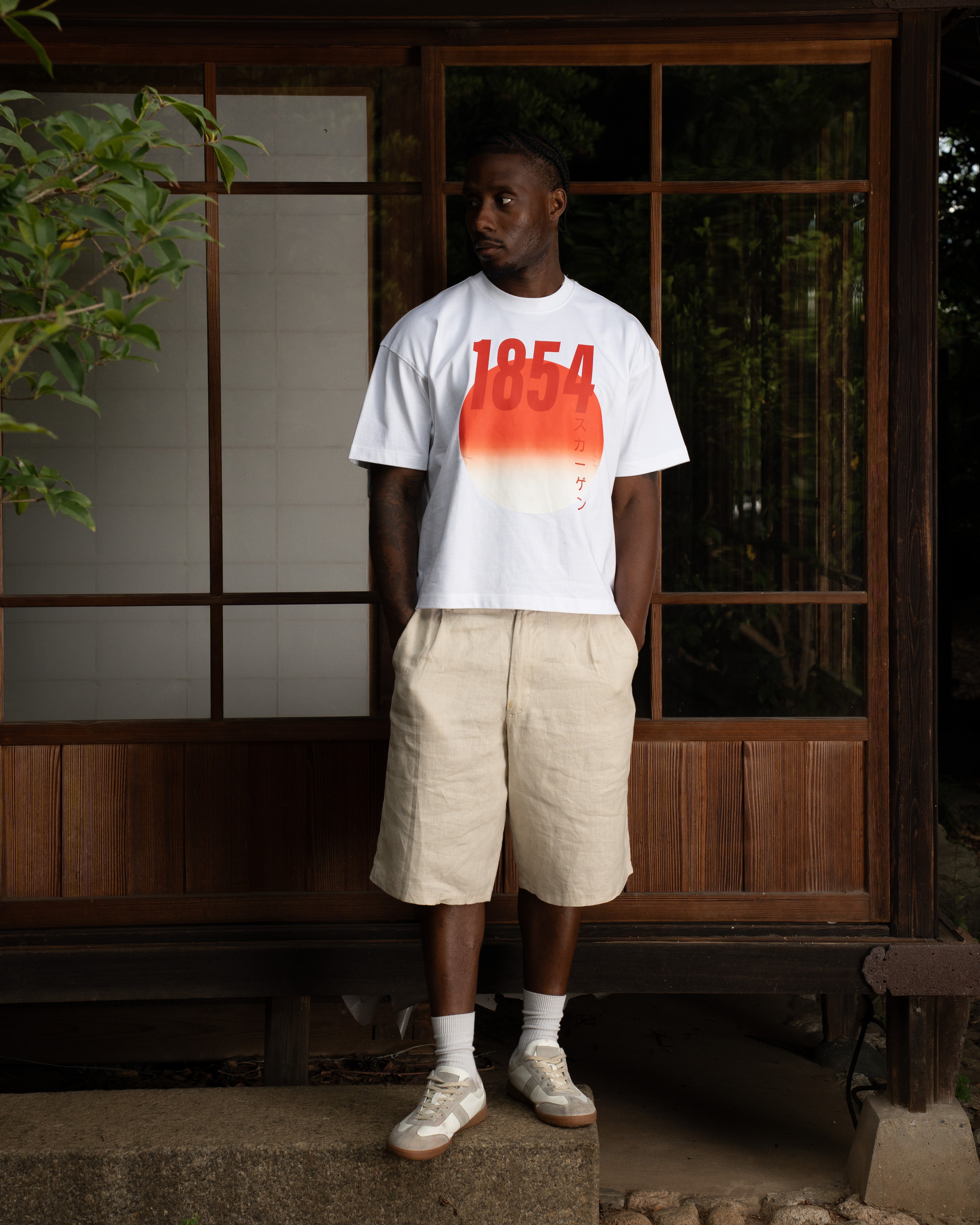 Tokyo Sun T-shirt White